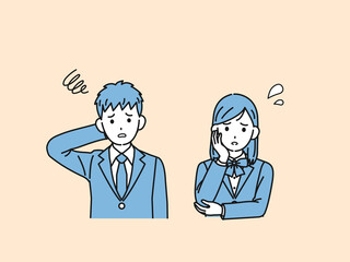 困る学生　トラブル　問題　中高生　高校生　中学生　男女