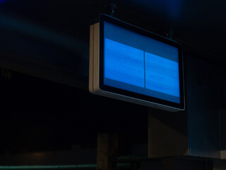Fototapeta premium Monitor showing bus lines in Bangkok, Thailand.