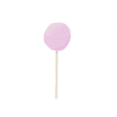 Candy illustration pink color isolated on white background