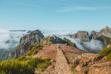 landscape in the dolomites