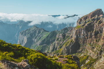 landscape with mountains