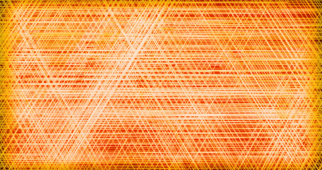 Render with multiple intersecting glowing orange lines
