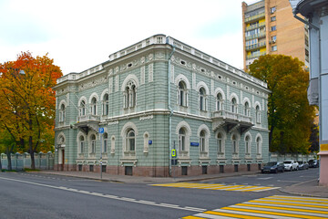 The Schlosberg estate was built in the period from 1910 to 1911 by order of merchant Yakov Schlosberg. The developer of the project was civil engineer Adolf Zeligson. Moscow, Russia, 10, 02, 2021.