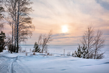 Winter landscape, Western Siberia