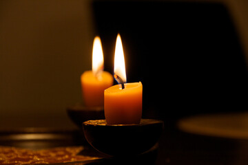 Adventskranz - Kerzenschein