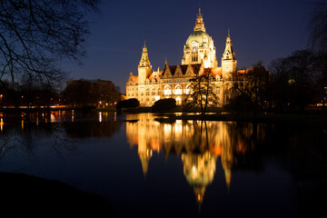 Fototapeta premium Hannover - Neues Rathaus