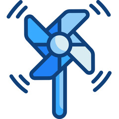 Obraz premium pinwheel Two Tone icon