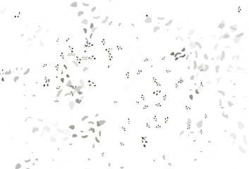 Light green vector pattern with chaotic shapes.