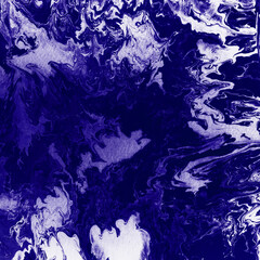 fashionable background, bright pattern, paint texture, brush, splashes, spots, carelessly, abstraction, acrylic, oil, gouache, watercolor, material, blue, purple, white, snow, frost, winter, christmas