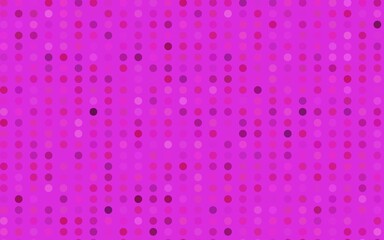 Light Pink vector background with bubbles.