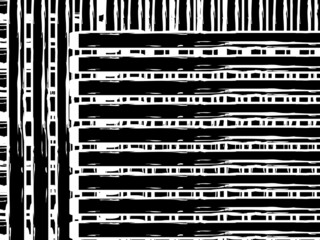 Black and white abstract illustrative background design for shirt and paperback printing