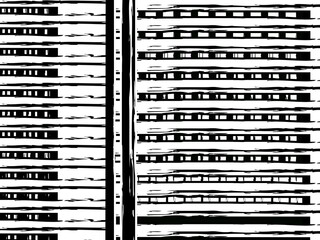 Black and white abstract illustrative background design for shirt and paperback printing