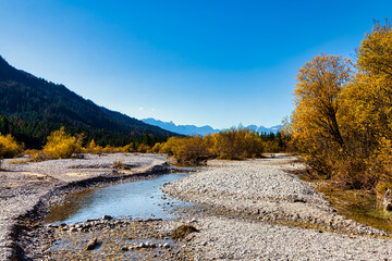 autumn landscape in the mountains