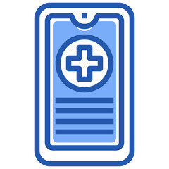 Fototapeta premium Covid test and protect_hospital app