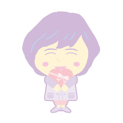 若い　女性　貰う　バレンタインチョコ