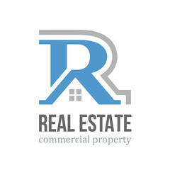 Word RR logo design for mortgage broker letter RR