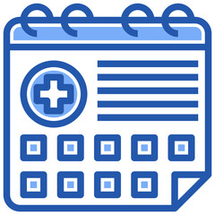 Obraz premium Health Check_Calendar