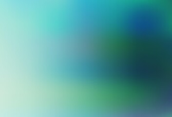Light Blue, Green vector abstract blurred background.