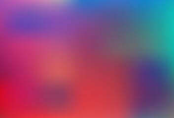 Light Blue, Red vector glossy bokeh pattern.