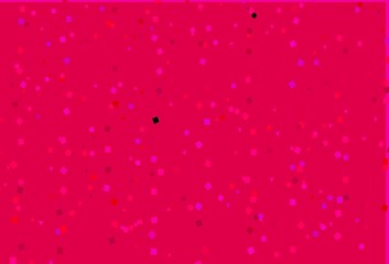 Obraz na płótnie Canvas Light Purple, Pink vector backdrop with lines, circles, rhombus.