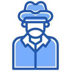 Jobs and professions avatars_detective
