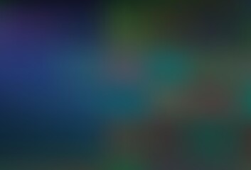 Dark Blue, Green vector blurred shine abstract background.