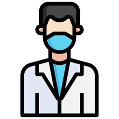 Jobs and professions avatars_doctor