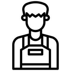 Jobs and professions avatars_cashier