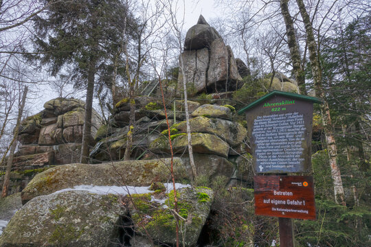 Ahrensklint Nationalpark Harz bei Schierke