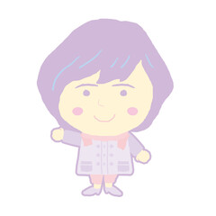 若い 女性 ポーズ　右