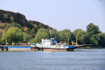 Abandoned Shipwreck in the Danube Delta in Romania