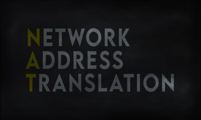NETWORK ADDRESS TRANSLATION (NAT) on chalk board