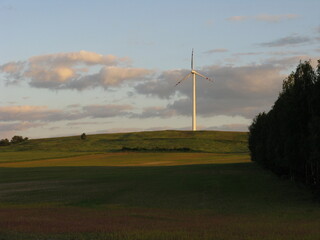 elektrownia wiatrowa w polach