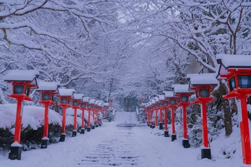 Zelfklevend Fotobehang Winter scenery © 恋々三都