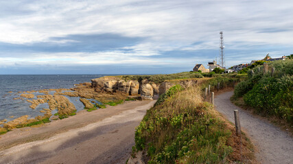 Coastal path near Piriac village in Brittany