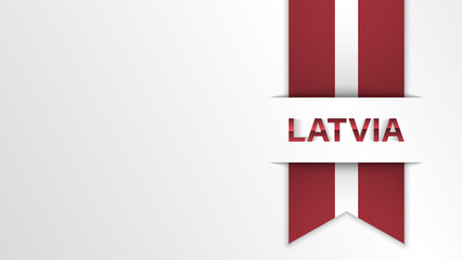 EPS10 Vector Patriotic background with Latvia flag colors.