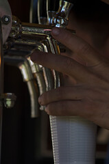 craft draft beer, vending machine from barrel