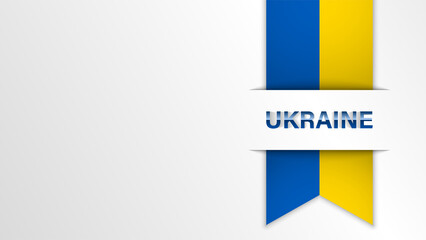 EPS10 Vector Patriotic background with Ukraine flag colors.