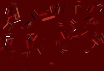 Light Red, Yellow vector background with straight lines.