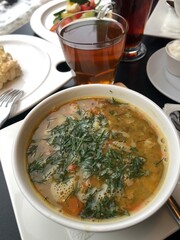 chicken soup with vegetables