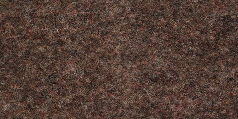 The texture of the felt is brown. Abstract background and texture for design. 