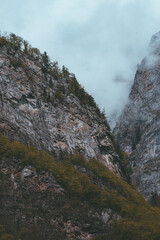 Swiss mountains - monumental rock formations in the Alps