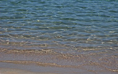 Italy: Clear water of the Sardinian sea.
