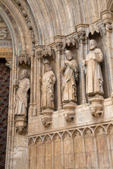 Saints on St Mary Church Facade, Morella