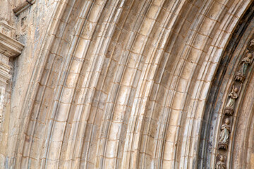 Obraz premium St Mary Church Facade in Morella