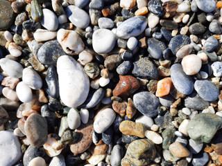 Sea stones background