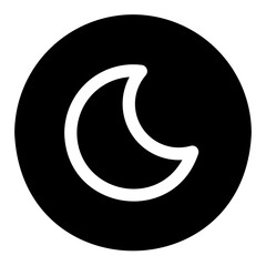 night mode glyph icon