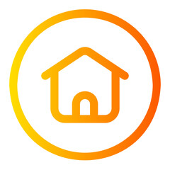home gradient icon