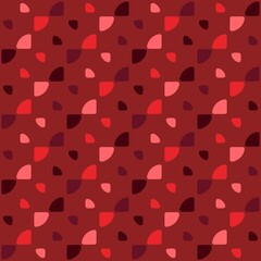 Rounded abstract seamless pattern - accent for any surfaces.