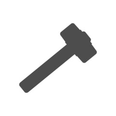 sledgehammer icon. vector simple illustration